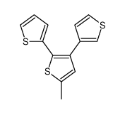 5-methyl-2-thiophen-2-yl-3-thiophen-3-ylthiophene结构式