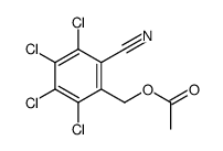 (2,3,4,5-tetrachloro-6-cyanophenyl)methyl acetate结构式