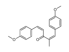 1,5-bis(4-methoxyphenyl)-2-methylpenta-1,4-dien-3-one Structure