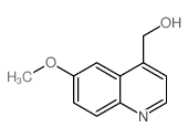 4-羟基甲基-6-甲氧基喹啉结构式