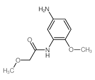N-(5-氨基-2-甲氧基苯基)-2-甲氧基乙酰胺结构式