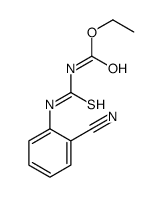 ethyl N-[(2-cyanophenyl)carbamothioyl]carbamate结构式