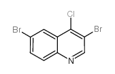 3,6-dibromo-4-chloroquinoline Structure