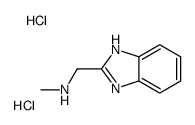 (1H-苯并咪唑-2-基甲基)甲胺二盐酸盐结构式