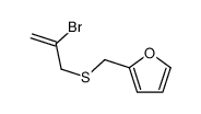2-(2-bromoprop-2-enylsulfanylmethyl)furan Structure