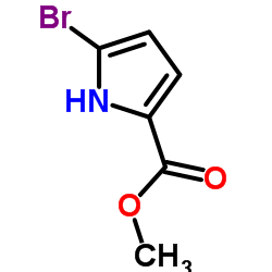 5-溴-1H-吡咯-2-羧酸甲酯结构式