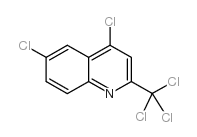 4,6-二氯-2-三氯甲基喹啉结构式