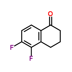 5,6-二氟-3,4-二氢萘-1(2H)-酮结构式