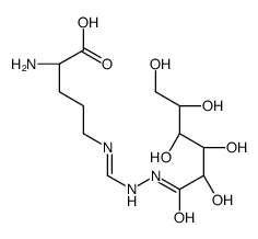 N5-[(D-gluconoylamino)iminomethyl]-L-ornithine Structure