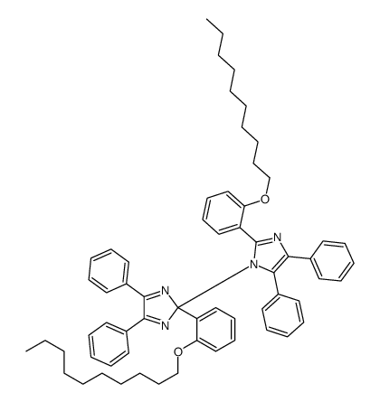 2-(2-decoxyphenyl)-1-[2-(2-decoxyphenyl)-4,5-diphenylimidazol-2-yl]-4,5-diphenylimidazole结构式