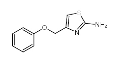4-(苯氧基甲基)-1,3-噻唑-2-胺结构式