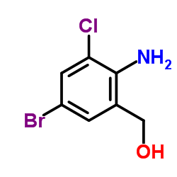 (2-Amino-5-bromo-3-chlorophenyl)methanol Structure