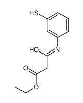 ethyl 3-oxo-3-(3-sulfanylanilino)propanoate Structure