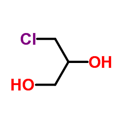 3-氯-1,2-丙二醇结构式