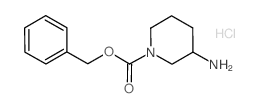 3-氨基-1-苄氧基羰基哌啶盐酸盐结构式