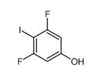 3,5-二氟-4-碘苯酚结构式