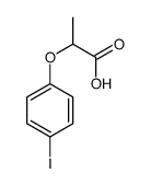 (2R)-2-(4-iodophenoxy)propanoic acid结构式