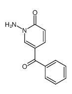 1-amino-5-benzoyl-1H-pyridin-2-one结构式
