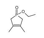 1-ethoxy-3,4-dimethyl-Δ3-phospholen oxide结构式