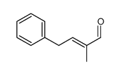 2-methyl-4-phenylbut-2-enal Structure