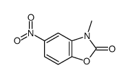 3-Methyl-5-nitrobenzo[d]oxazol-2(3H)-one结构式