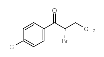 2-溴-1-(4-氯苯基)丁-1-酮结构式