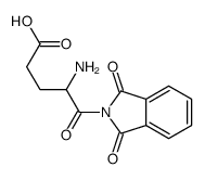 4-amino-5-(1,3-dioxoisoindol-2-yl)-5-oxopentanoic acid结构式