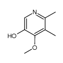 5-hydroxy-4-methoxy-2,3-dimethylpyridine Structure
