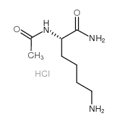 Nα-乙酰基-L-赖氨酸酰胺盐酸盐结构式