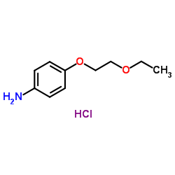 4-(2-Ethoxyethoxy)aniline hydrochloride (1:1) Structure