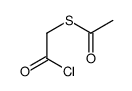 S-(2-chloro-2-oxoethyl) ethanethioate Structure