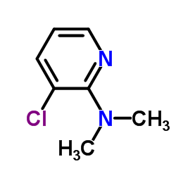 3-Chloro-N,N-dimethyl-2-pyridinamine Structure