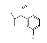 1-chloro-3-(4,4-dimethylpent-1-en-3-yl)benzene Structure