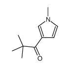 2,2-dimethyl-1-(1-methylpyrrol-3-yl)propan-1-one Structure