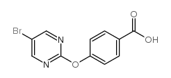 4-(5-溴嘧啶-2-氧基)苯甲酸结构式