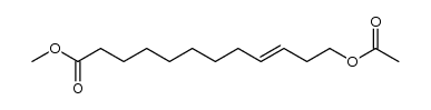 1-methyl-12-acetoxy-9-dodecenoate结构式