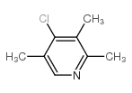 4-氯-2,3,5-三甲基吡啶结构式