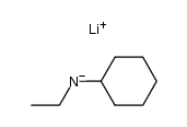 lithium cyclohexyl(ethyl)amide结构式
