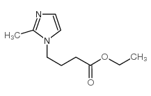 4-(2-METHYLIMIDAZOL-1-YL)BUTYRIC ACID ETHYL ESTER结构式