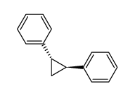 Benzene,1,1'-(1R,2R)-1,2-cyclopropanediylbis-, rel- Structure