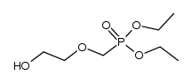 diethyl 2-hydroxyethoxymethanephosphonate Structure
