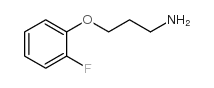 3-(2-氟苯氧基)-1-丙胺盐酸盐结构式
