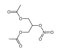 1,3-dihydroxy-2-nitrooxypropnae 1,3-diacetate结构式