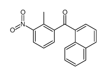 (2-methyl-3-nitrophenyl)-naphthalen-1-ylmethanone结构式
