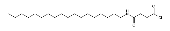 N-Octadecylsuccinamoyl chloride Structure