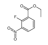 ethyl 2-fluoro-3-nitrobenzoate结构式