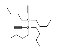 dibutyl-[dibutyl(ethynyl)silyl]-ethynylsilane Structure