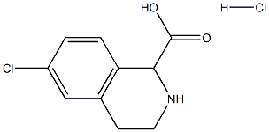 6-氯-四氢异喹啉-1-羧酸盐酸盐结构式