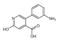 5-(3-aminophenyl)-2-oxo-1H-pyridine-4-carboxylic acid Structure