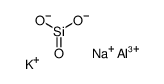Silicic acid, aluminum potassium sodium salt structure